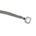 Body Electrical Ground Strap Copper Gray And Silver Stranded 2 Conductors