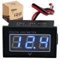 Waterproof Battery Voltmeter For Golf Cart Blue Digital Voltage Meter Dc 15-120v 24v 36v 48v Universal Fit Club Car Ezgo Yamaha 