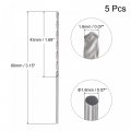 Uxcell 5 Pcs 1 8mm Mini Micro Twist Drill Bits High-speed Steel Straight Shank Extra Long Bit 80mm For Aluminum Alloy
