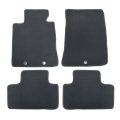 Velour Floor Mats For Genesis Coupe 2010 2013 Custom Fit Front And Rear Black Carpet Liners Anti Slip All Season Full Set 