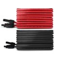 Temco 8 Awg Gauge Solar Panel Extension Cable Made In The Usa M F Connector Ends 100feet Black 100 Feet Red Variety Of Lengths