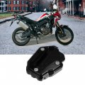 X Autohaux Motorcycle Kickstand Pad Side Stand Extension Enlarger Plate Support Accessory Motorbike For Honda Crf1100l Crf