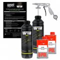 Custom Shop Black Urethane Spray-on Truck Bed Liner 2 Quart Kit With Hardener And Spray Gun 