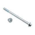 M8 X 105mm Engine Mounting Bolt And Nut Metric Hex Head Flange Bolts For Pit Dirt Bike Motor Motorcycle Carbon Steel Silvery 