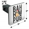 Bah Hum Pug Tow Trailer Hitch Cover Plug Insert