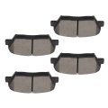 Front Disc Brake Pad Set D1432 Semi Metal 4 Piece For Hyundai Azera 2012 2017 Santa Fe 2010 And Kia Sorento 2011 2015 