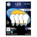 G E Lighting 93098313 Led Light Bulbs Frosted Soft White 8-watt 750 Lumens 4-pk Quantity 1 