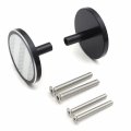 Httmt- Universal White Motorcycle Front Fender Reflector Frame Slider Screw Bolt Compatible With Sport Street Bike P N