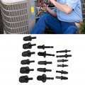 Air Conditioner Tube Expander Swaging Tool Drill Bit Set Carbon Steel Black Wear Resistant Pipe Mechanicalcomponents