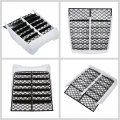 Gxywady Plastic Gas Tank Side Wrap Covers W Grill Kit Replacement For Yamaha Banshee 1987-2006 White