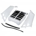 Gxywady Plastic Gas Tank Side Wrap Covers W Grill Kit Replacement For Yamaha Banshee 1987-2006 White