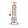 Caltric 4 Front Rear Wheel Hub Stud Bolt Compatible With Honda Trx450er Electric Start 2006-2014