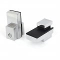 Adjustable 3mm-12mm Thick Glass Shelf Clip Clamp Support Bracket 2pcs 