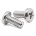 4 40 X 1 2 In Pan Head Machine Screws 304 Stainless Steel 18 8 Phillips Drive Fully Threaded Bright Finish Pack Of 100 