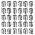 30pcs Threaded Insert Stainless Steel M6-1 Female To M10-1 5 Male Repair Nut 12mm Long Adapters Sleeve Reducing Thread Screw 