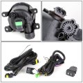 Auto Dynasty Compatible With Honda Civic Fc Pair Of Bumper Driving Fog Lights Wiring Switch Amber Lens