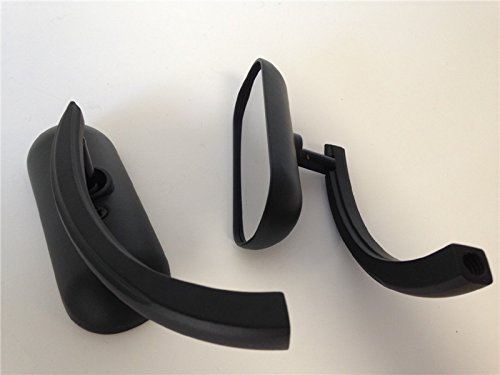 Black Custom Mini Oval Mirrors For Suzuki Savage Intruder Volusia Boulevard B00ywcqig2