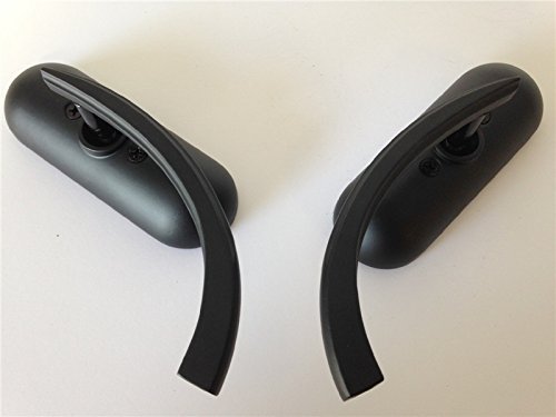 Black Custom Mini Oval Mirrors For Suzuki Savage Intruder Volusia Boulevard B00ywcqig2