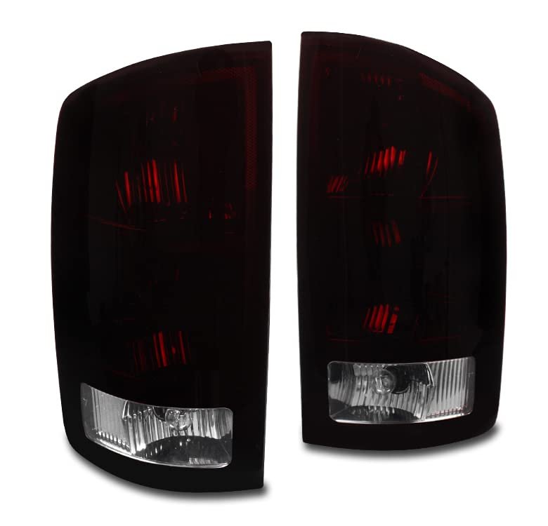 Tail Brake Lights Rear Lamps Red Smoke For 2002-2006 Dodge Ram 1500 2003-2006 2500 3500
