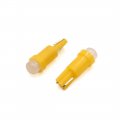Uxcell 10 Pcs T5 Wedge Yellow Car Led Light Bulb Interior 74 17 18 37 70 2721 Universal