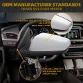 Left Driver Side Mirror For 2018-2023 Chevy Equinox Gmc Terrain Rearview With Heated Glass Power Manual Folding Replace