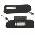 Hecasa Sun Visor Compatible With 1997-2004 Chevrolet Corvette C5 Replacement For 10442033 10442034 Shades Led Lights Black
