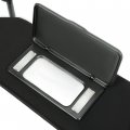 Hecasa Sun Visor Compatible With 1997-2004 Chevrolet Corvette C5 Replacement For 10442033 10442034 Shades Led Lights Black
