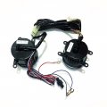 July King 1600lm 24w 6000k Led Light Guide Q5 Lens Fog Lamp 1000lm 14w Day Running Lights Drl For Subaru Forester Outback