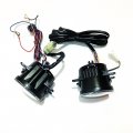 July King 1600lm 24w 6000k Led Light Guide Q5 Lens Fog Lamp 1000lm 14w Day Running Lights Drl For Subaru Forester Outback
