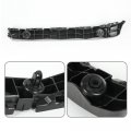 Front Bumper Cover Support Brackets For Toyota Sienna 2011-2020 5211508020 5211608010 To1043116 To1042116 Left Right Side Black