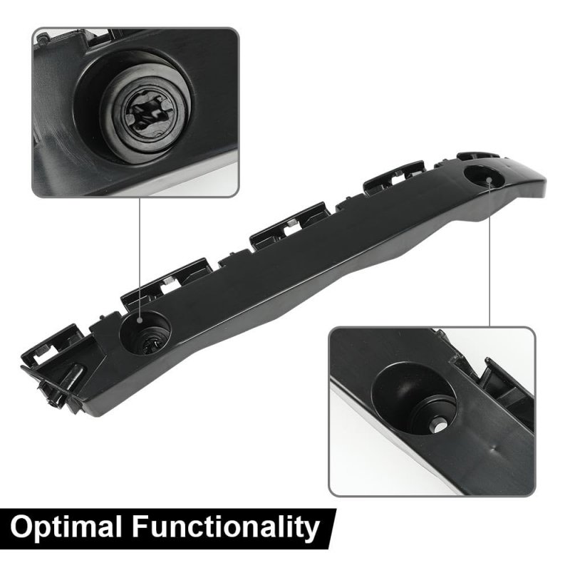 Front Bumper Cover Support Brackets For Toyota Sienna 2011-2020 5211508020 5211608010 To1043116 To1042116 Left Right Side Black