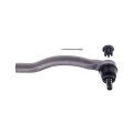 Steering Tie Rod End For Acura Tl 2004 2005 2006 2007 2008 Steel Housing Powder Coated Silver Finish With Castle Nut And Cotter 