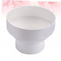 Osaladi 3 Pcs Range Hood Pipe Connector Fan Ducting Tapered Flange Vent Adapter Air Duct Pipeline White