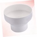 Osaladi 3 Pcs Range Hood Pipe Connector Fan Ducting Tapered Flange Vent Adapter Air Duct Pipeline White