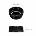Uxcell Can Cap With Sealing O-ring Gasket For 5-8 Gallon Bucket Gas Replacement Caps Black 2pcs