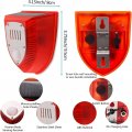 Wonfast Solar Motion Sensor Alarm Light Outdoor Dog Barking Gunshot Sound 129db Loud Noise Maker Strobe Warning Lamp For Home