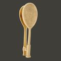Tennis Racquet Door Knocker Solid Brass Polished Finish Decorative Entry Hardware 7 5 In Height 
