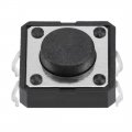 Uxcell 12x12x5mm Panel Mini Micro Small Pcb Momentary Tactile Tact Push Button Switch Dip 8pcs