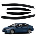 Window Visors Shade Sun Rain Wind Guards Deflectors Cover Acrylic Outside Replacement For Civic Sedan 2006-2011 