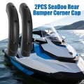2pcs 291002244 Rear Bumper Corner Cap For Sea-doo Gtx Gti Wake Rxp X Rxt Pro Se Replaces 291001505 291001571 291000999
