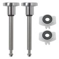 2 Set Tub Spout Diverter Repair Kit Includes X Valve Stems Cup Seals And Gates Bathroom Shower Bathtub Leaky Faucet Replacement 