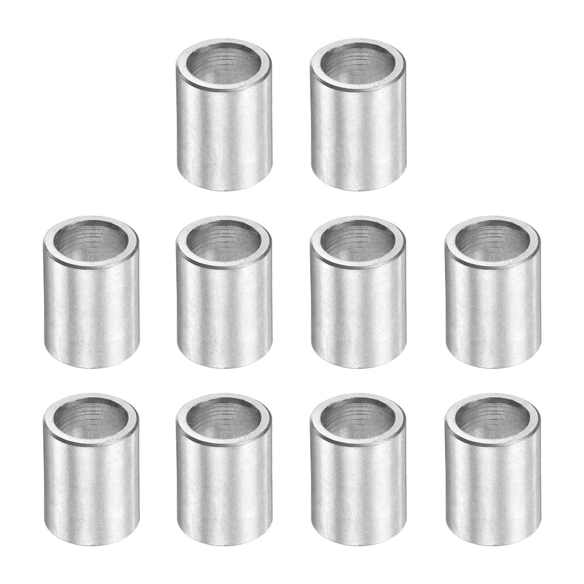 10pcs Aluminum Spacer 7 16 Od X 5 Id 9 Length Screw Standoff Bushing Plain Finish Unthreaded Round Metal For Screws Bolts And