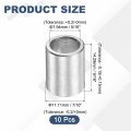 10pcs Aluminum Spacer 7 16 Od X 5 Id 9 Length Screw Standoff Bushing Plain Finish Unthreaded Round Metal For Screws Bolts And