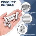 10pcs Aluminum Spacer 7 16 Od X 5 Id 9 Length Screw Standoff Bushing Plain Finish Unthreaded Round Metal For Screws Bolts And