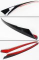 Glossy Black Mesh Badgeless Front Hood Grill Grille Eye Lid Compatible With 2016-2019 Honda Civic