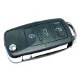 Smart Key Fob Shell Case And Two Batteries For Volkswagen Vw Beetle 2000 2001 2002 2003 2004 2005 2006 2007 2008 2009 4 Buttons 