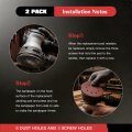 5 In Sander Pad 2 Pack 8 Hole Hook And Loop Replacement For Bo5030 K Ros Replaces 343 343k 390 382