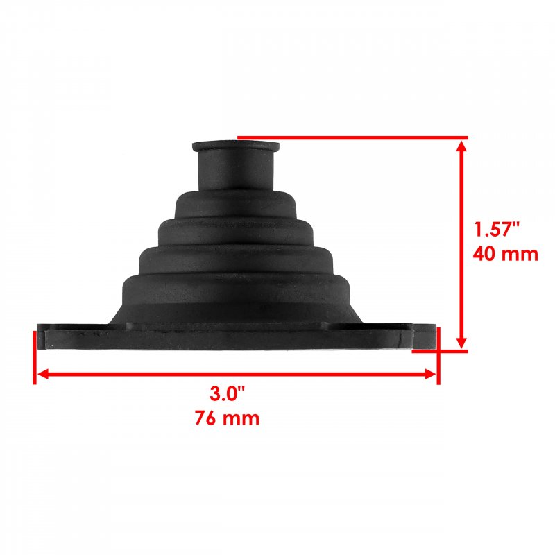 Caltric Gear Selector Boot Cover For Polaris 323-36-48
