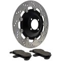 Niche Front Left Brake Rotor Pad Semi Metallic Kit For Bmw R100r 34117663764 34117690169 34112311197 34112316067 