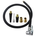 21 Quick Air Release Extention Hose Tire Valve Extension Tube W Valve Pump Ball Needle Set Inflator With Chuck Adapter For